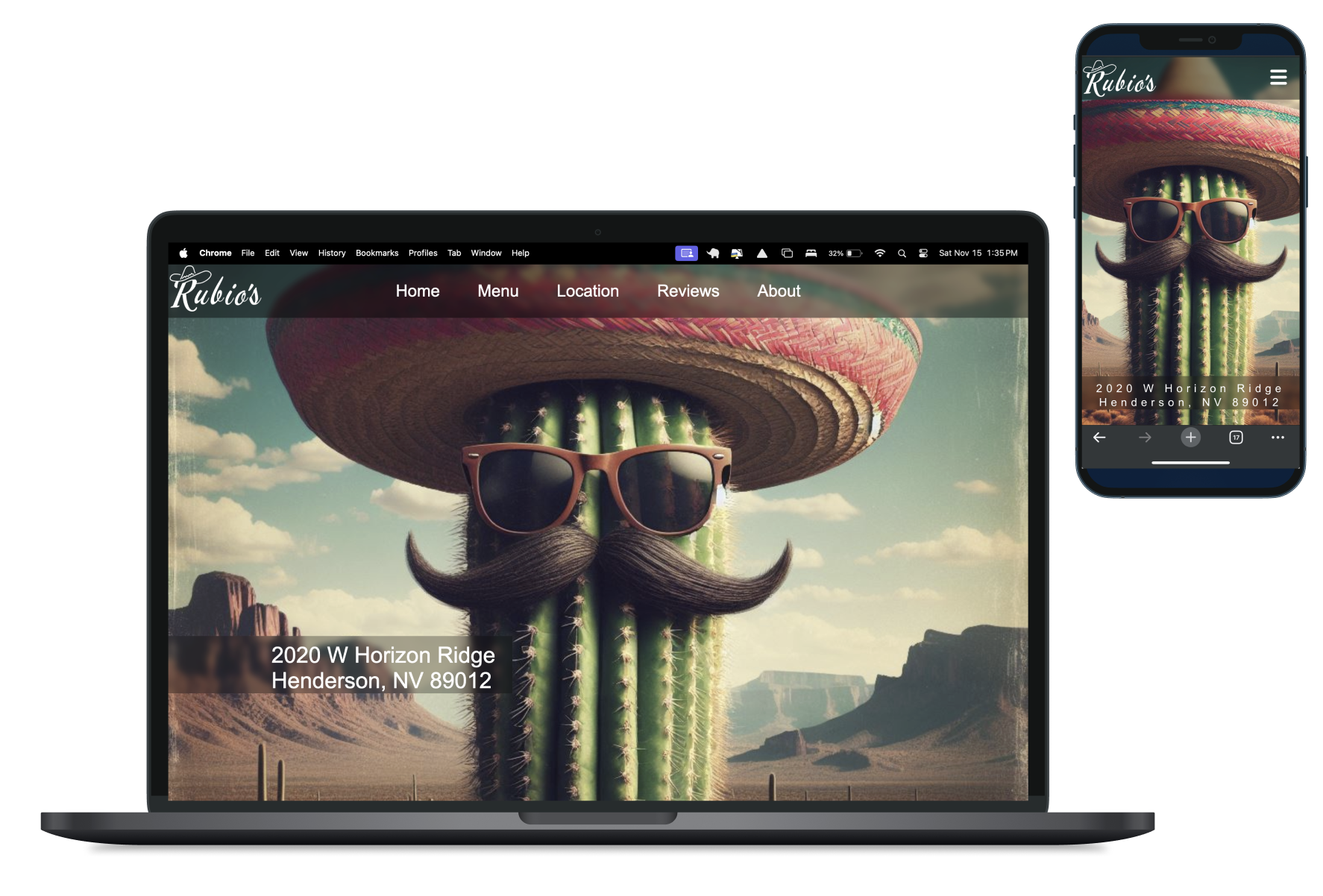 rubios website screenshot